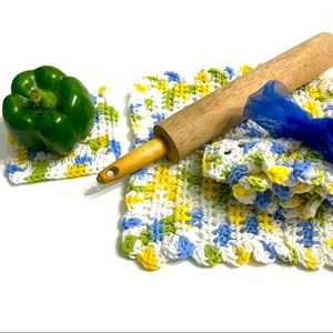 Handmade 100% cotton full set towels